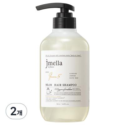 J. Mella in France Queen 5 Shampoo per capelli, 2 confezioni, 500 ml