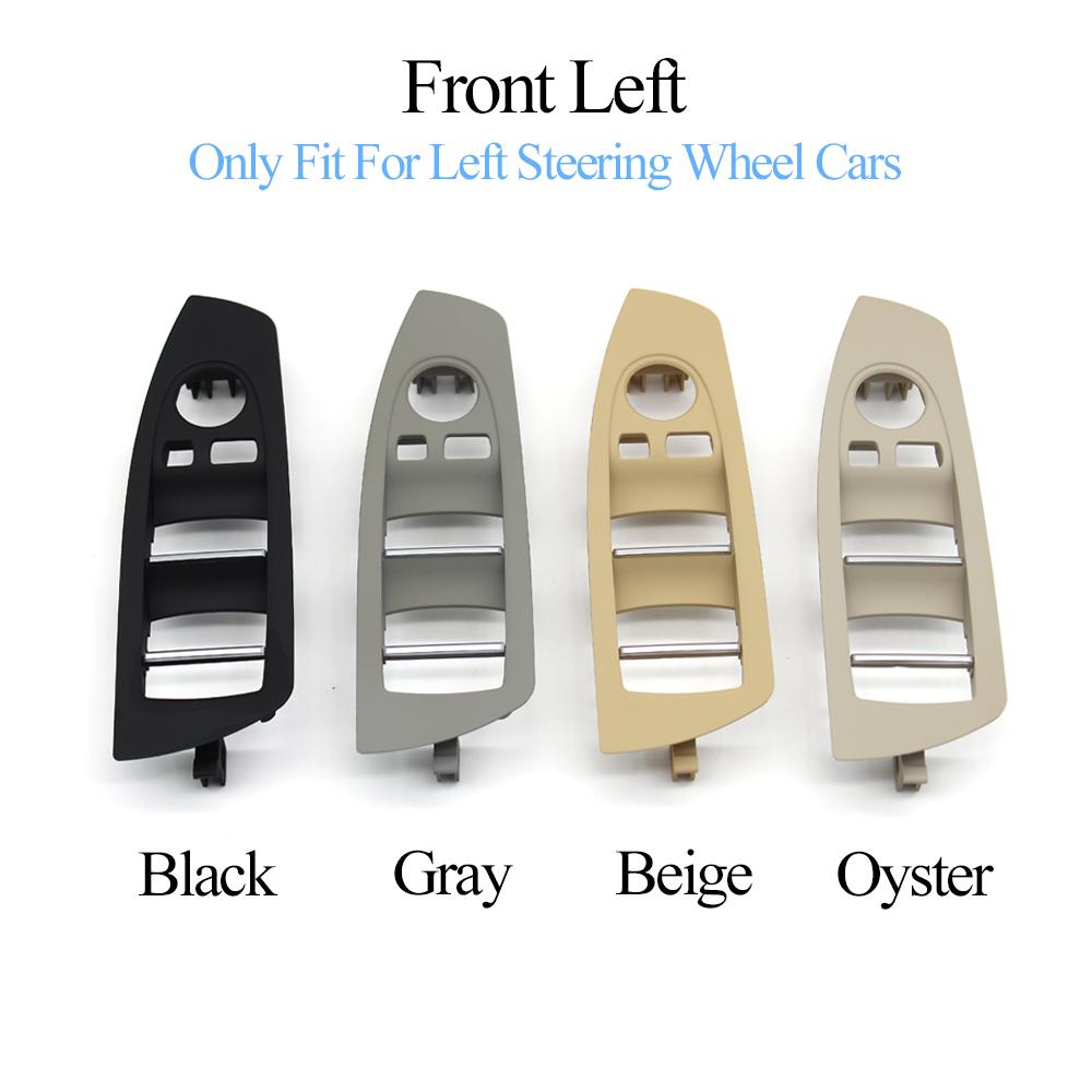 Upgraded Car Interior Front Door Window Control Lifter Switch Cover Panel Trim For BMW 7 Series F01 F02 730 735 740 745 750 760