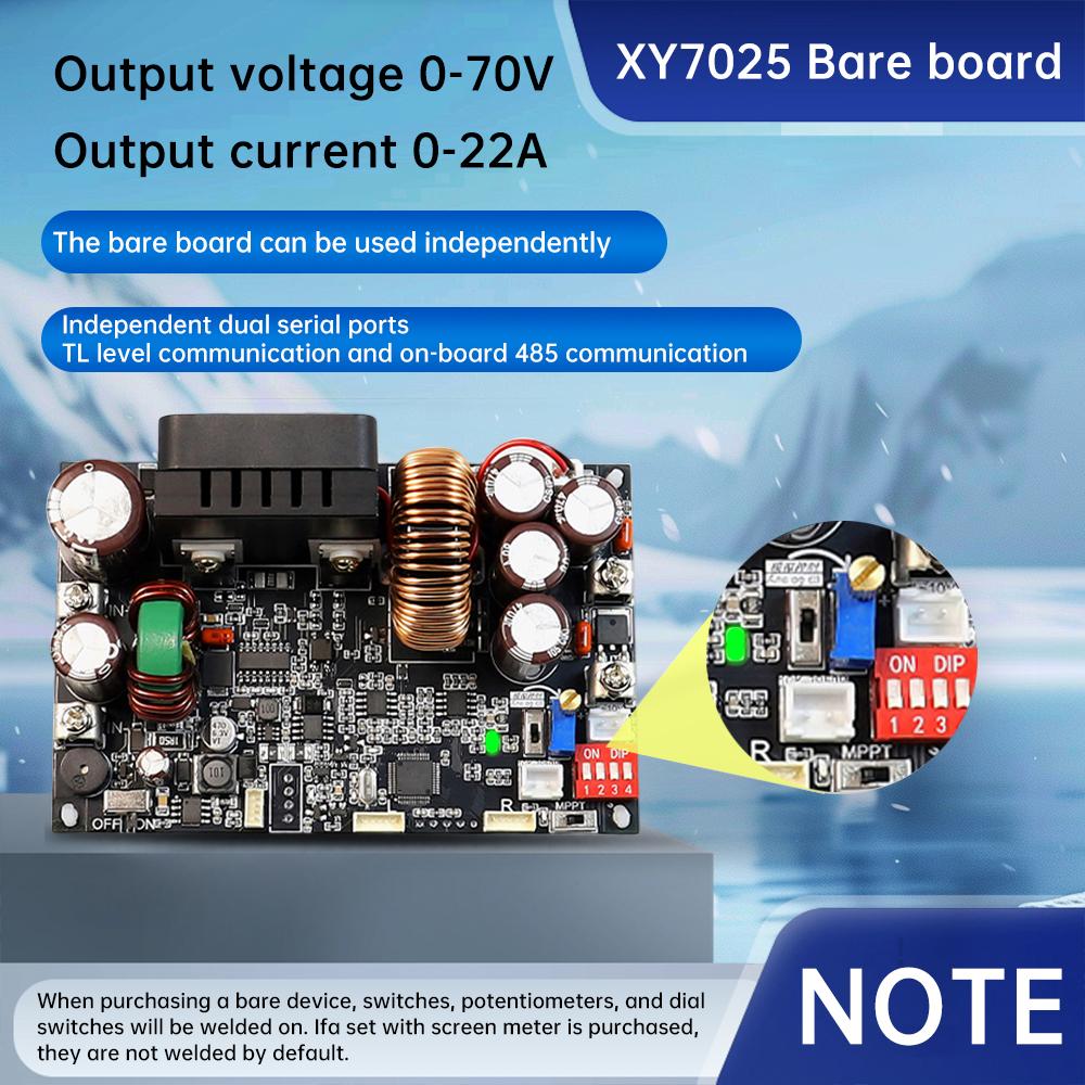 XY7025 adjustable step-down power supply DC12-85V CNC DC constant voltage and constant current module 25A/1750W