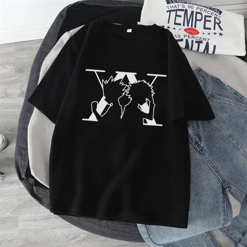 Y2k Women T Shirt Hunter X Hunter Kawaii Japanese Anime T-shirt Harajuku Fashion Casual Funny T-shirts Short Sleeve Summer Tops
