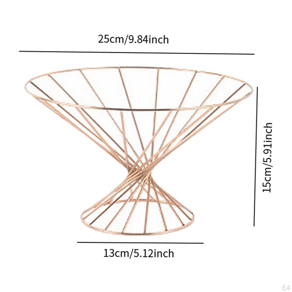 European Fruit Basket Countertop Bowl Simple Coffee Pod Holder Storage Decor for Table