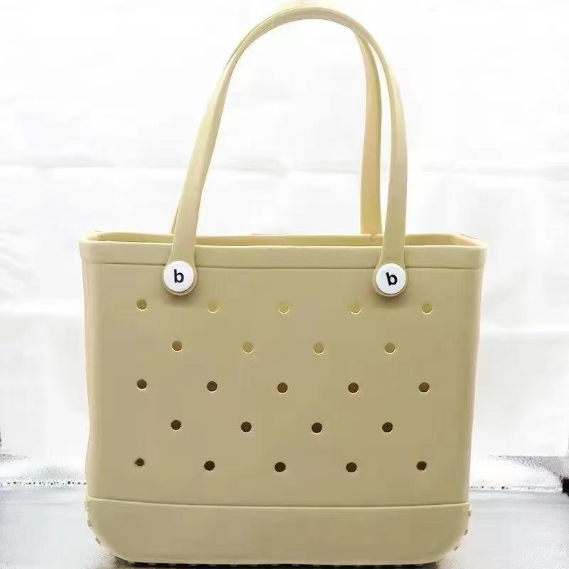 Macaron EVA Portable Washable Pet Basket - Lightweight and Large Capacity Storage Bag for Outdoor Use