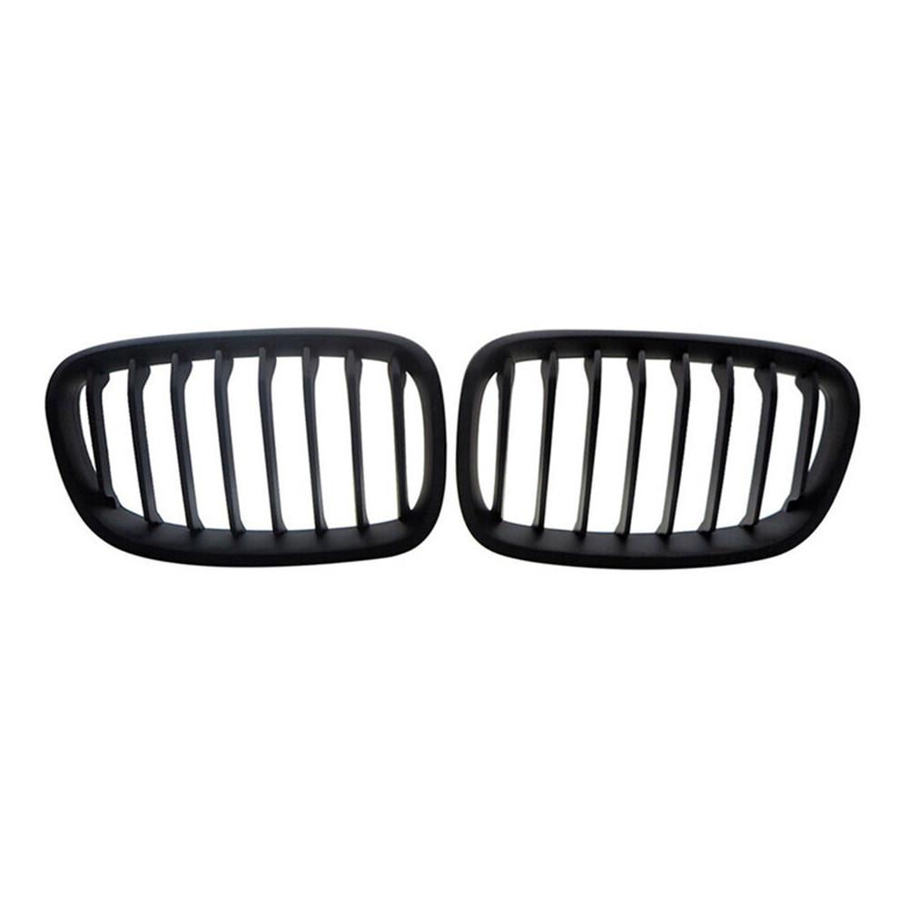 For BMW 1 Series F20 F21 2011-2014 Single/Double/Diamond Style Front Bumper Racing Grille Kidney Mesh Grill Car Replacement