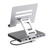 Docking Station Laptop Stand Aluminum Alloy Multiple Ports Hub HDMI-Compatible PD USB3.0 TF RJ45 Ethernet USB C Docking Station