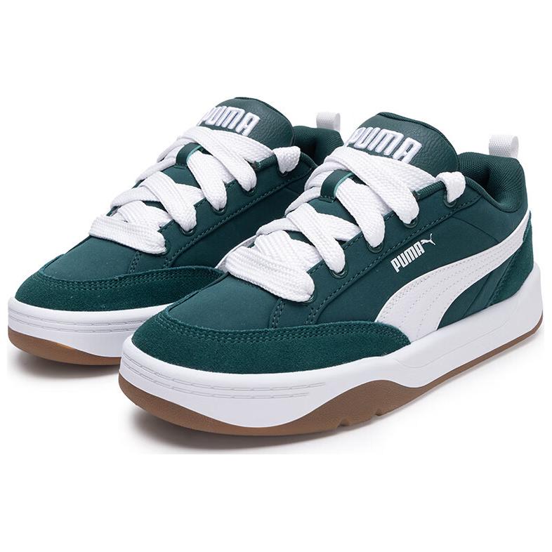 Puma Park Lifestyle Street Fashion Durable Low-Top Skate Shoes Unisex Sneaker Green White 397495-04