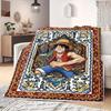 OnePiece Anime Print Blanket Warm Comfortable Flannel Blanket Suitable for Bedrooms, Sofas, Beds, Chairs, Picnics, Travel