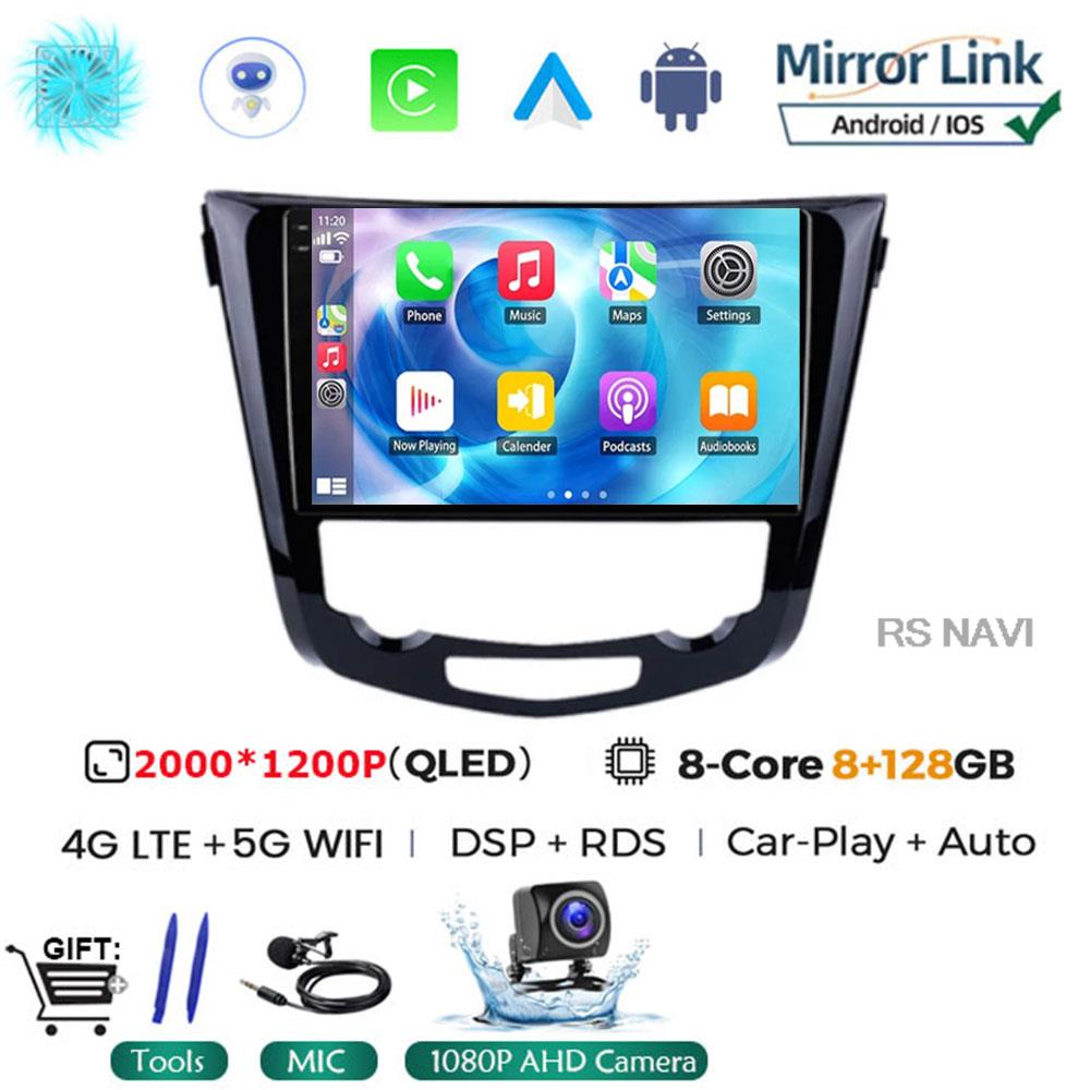 Android 14 Car Radio Multimedia For Nissan X-TRAIL X Trail T32 Qashqai 2 J11 2013 - 2017 Autoradio 2 Din  Carplay Gps NO Dvd