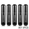 1/5/10PCS 5ml Portable Perfume Atomizer Mini Perfume Bottle Sample Spray Bottle Dispenser Cosmetic Travel Container