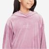 Nike Sportswear Velvet Pullover Hoodie Fashion Versatile Sweatshirt Kids hoodies Gray Purple Red FZ5588-523