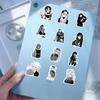 Demon Slayer Black & White Stickers, 100 Sheets(not Repeated), Waterproof and Sunscreen
