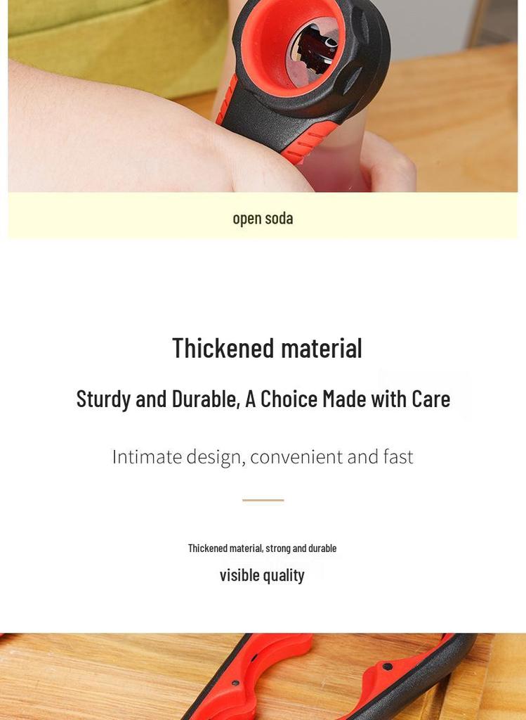 5-in-1 Multi-functional Anti-slip Can, Jar and Bottle Opener