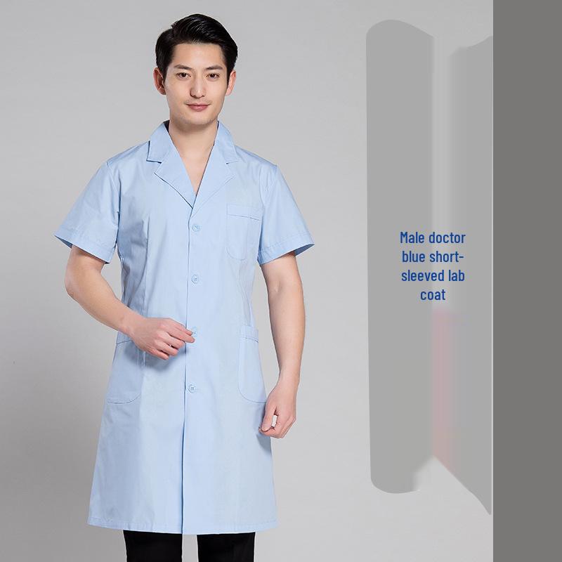 

Nightingale Unisex Doctor & Nurse Uniforms - Winter & Summer Styles, White Lab Coat, Dustproof Workwear Extra Large