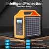 100W 150W Solar Powered Outdoor Power Supply 110/220V Power Supply Solar Generator Backup Power LED With Solar Panel For Camping