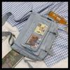 Japanese Shoulder Bag Nylon Book Bag Transparent Itabag Women Handbags JK Bag