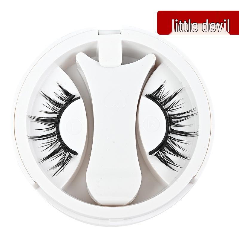 Magnetic Reusable Eyelashes in Glue-Free Portable Case for Beginners