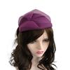Tulle Ruffle Headband Crape Half Hat for Women Girl Aesthetic French Fascinator Hairhoop for Evening Party Hair Styling