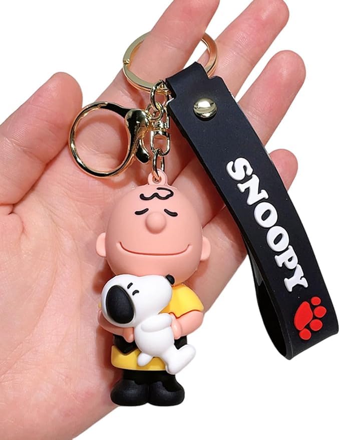 Cute Anime Keychain Unisex Adults Kids Unofficial [DONGRENBINGXIN] (3 Types) (1) [Item]