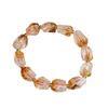 Natürliches Gelbes Kristall Unregelmäßige Form Unisex Armband: Einfaches, Modisches, Elegantes Schmuckaccessoire