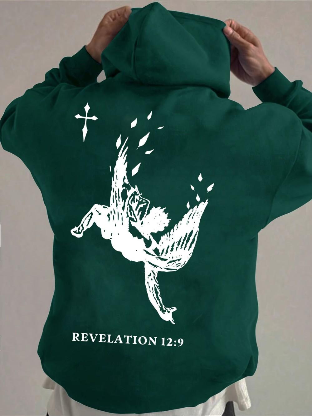 

Hot selling European and American men s autumn angel print soft and comfortable hooded sweatshirt suitable for household wear 3XL
