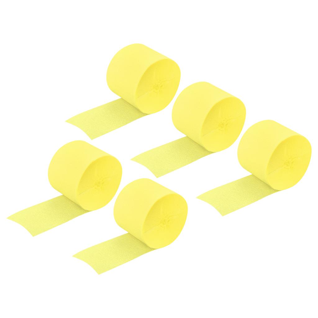 3/5pcs Crepe Paper Streamer Crepe Paper Decoration 82ft Long for Birthday Party Wedding Thanksgiving Christmas Decorations DIY