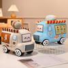 Creative Fun Dining Car Throw Pillow Plush Toy Doll Traffic Car Doll Home Sofa Pillow Doll