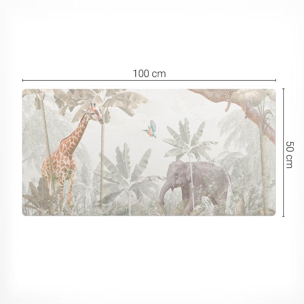 Universal Protective Pad for Table and Countertop Exotic Jungle 100x50 Cm