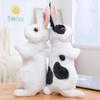 30cm Cute Rabbit Stuffed Animal Sitting Bunny Plush Toys For Easter Day Gifts Home Decors Happy Spring Easter Kids Favors