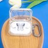 TPU Protective Case Anti-Scratch with Keychain Lightweight Transparent Cover Earbuds Charging Case Skin Cover for NOTHING EAR(a)