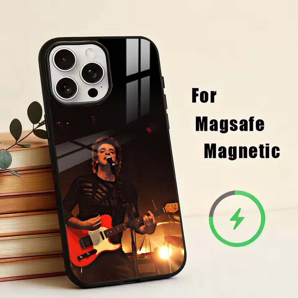 

S-Singer Gustavo Cerati Phone Case For iPhone17,16,15,14,13,12,11 Plus,Pro Magnetic with Magsafe Wireless Charging iPhone13PRO