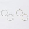 Addlore Goldohrringe Minimalistischer Basic Silberring für Damen