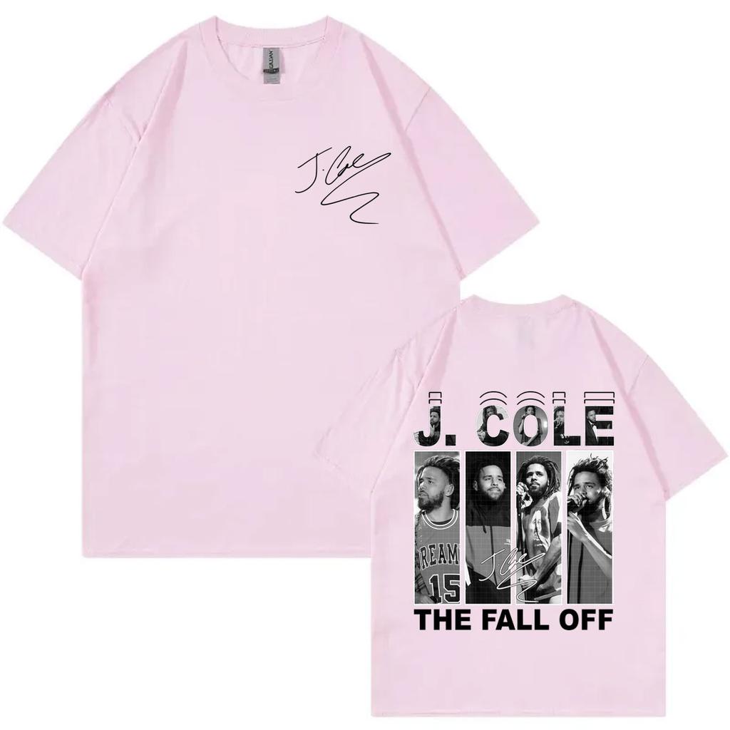 Rapper J Cole The Fall Off Tour 2026 Graphic T Shirts Mens Hip Hop Vintage Short Sleeve Tshirts Casual Fashion Loose Tshirt