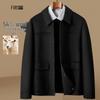 Shanshan Men's 50% Wool Blend Business Casual Jacket