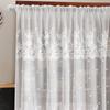 Double Row Lace Curtain Through Rod Lace Short Curtain Finished Curtain Bay Window Kitchen Partition Curtain Window Screen Temu