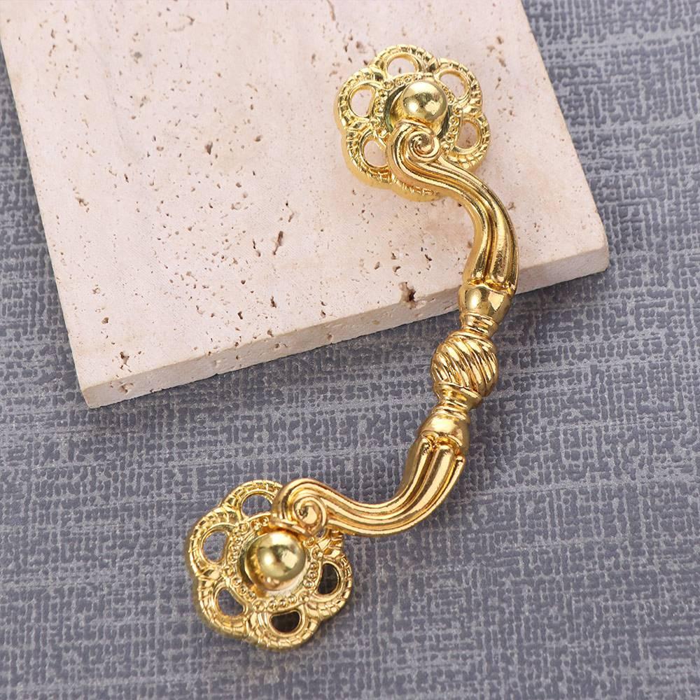 5pcs Luxury Wardrobe Drawer Pulls Furniture Hardware European ring handle  Cupboard