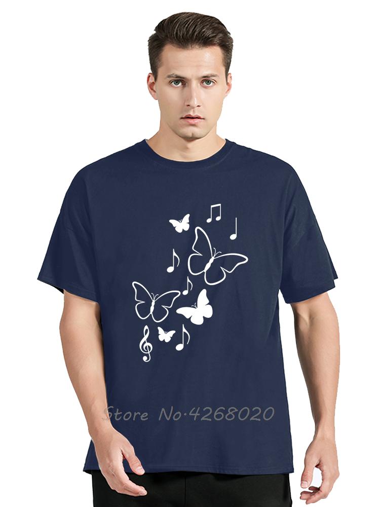 Mens Clothing Colorful Butterfly Petal Oversized Tshirt Short Sleeve Round Cotton Tshirt Cute Graphic Fitness T Shirt Female