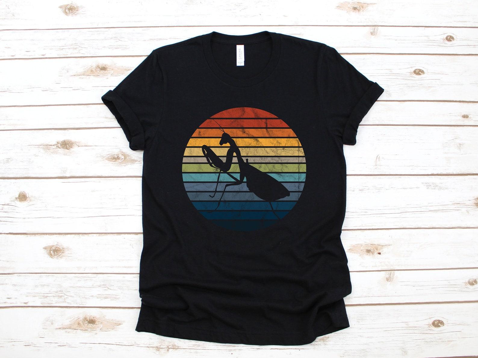 Praying Mantis Shirt, Retro Praying Mantis T-Shirt, Praying Mantis T-shirt,T-shirt, T-shirt, Tank Top, Women s Tee, Kids T-Shirt XL