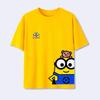 Children's Summer Minions Cute Printed T-shirt, Suitable for Boys and Girls for Outdoor Casual Wear