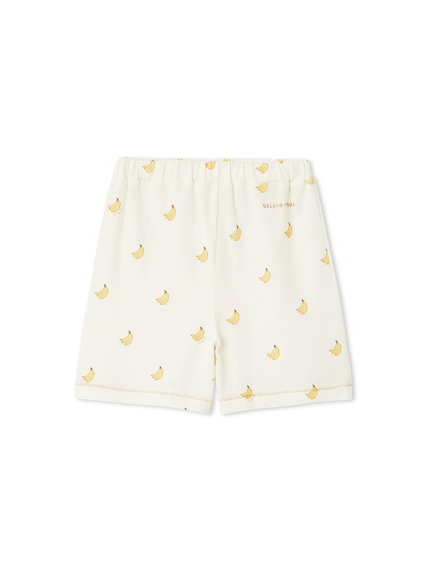 Детские шорты с банановым принтом Gelato Pique Kids PKCP252436YEL90