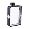 Reusable Slim Flat Water Bottle Portable Summer Plastic Cup Spill Proof Leak Proof Clear Drinks Kettle BPA Free