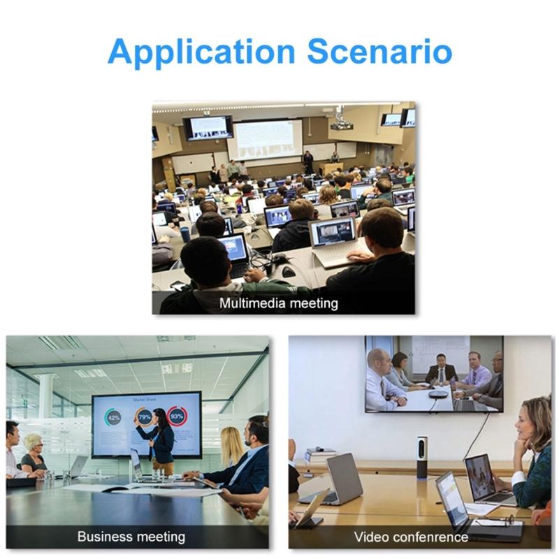 HDTV USB KVM Switcher High Performances 4K 30Hz Video Source Seamlessly Switching Device Builts in Automatic Adjustment