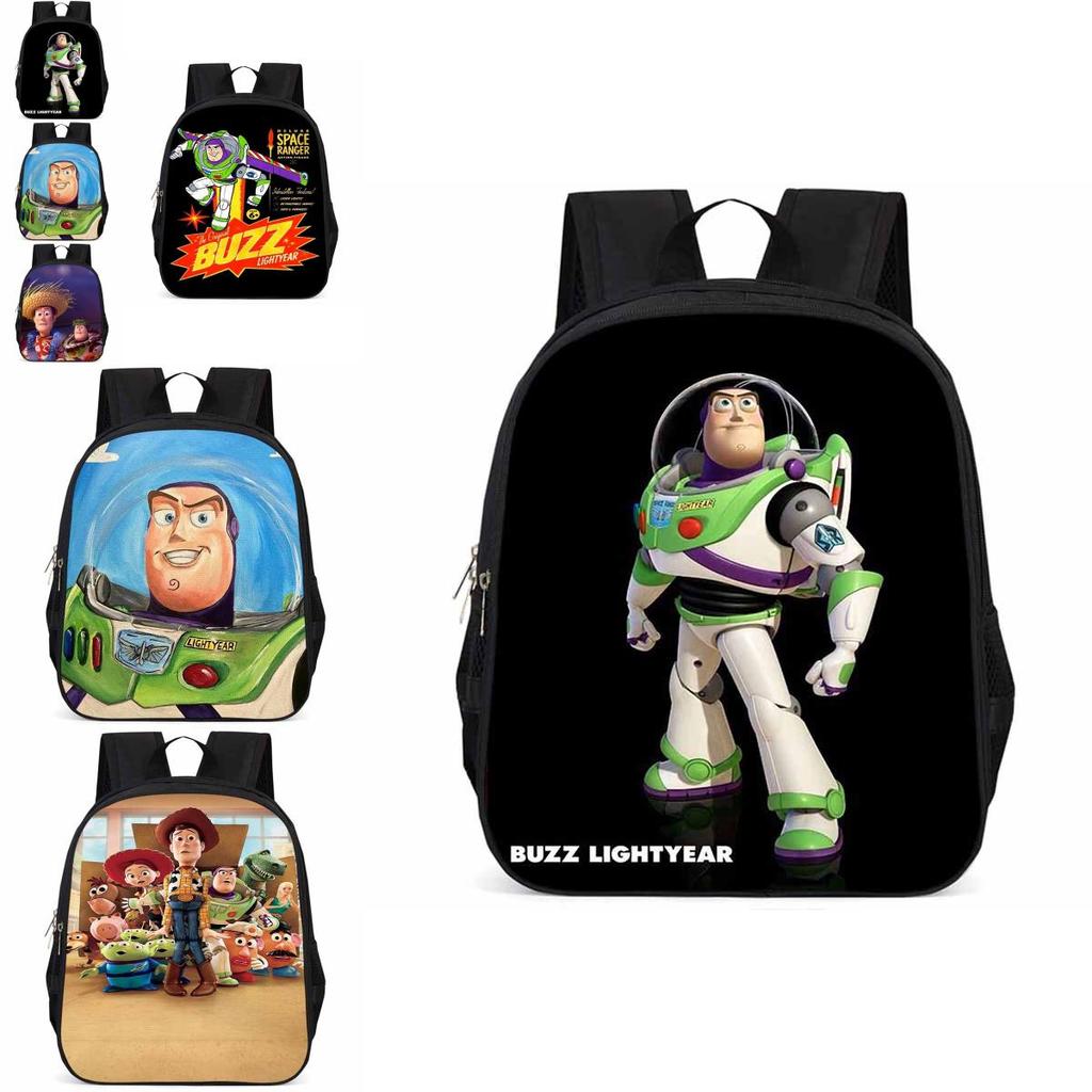 Buzz Lightyear 15-inch Large Capacity Backpack Lightweight Durable Oxford School Bag