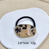 Hairband Accessories Niche Simple Geometric Hair Rope Rubber Band Hair Accessories High-end New Back of The Head Hair Accessories