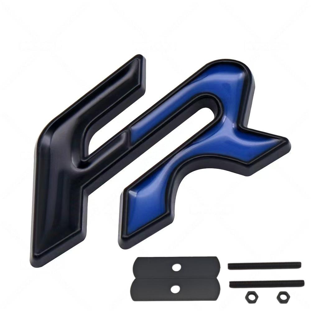 3D Metal FR Logo Badge Sticker Side Fender Rear Trunk Emblem Decal High-Quality Automotive Accessories