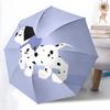 1pc Dalmatian Puppy Automatic Open/close Umbrella, 8-Rib Sturdy Structure, Portable Travel Umbrella, Parties, Everyday Use, 40