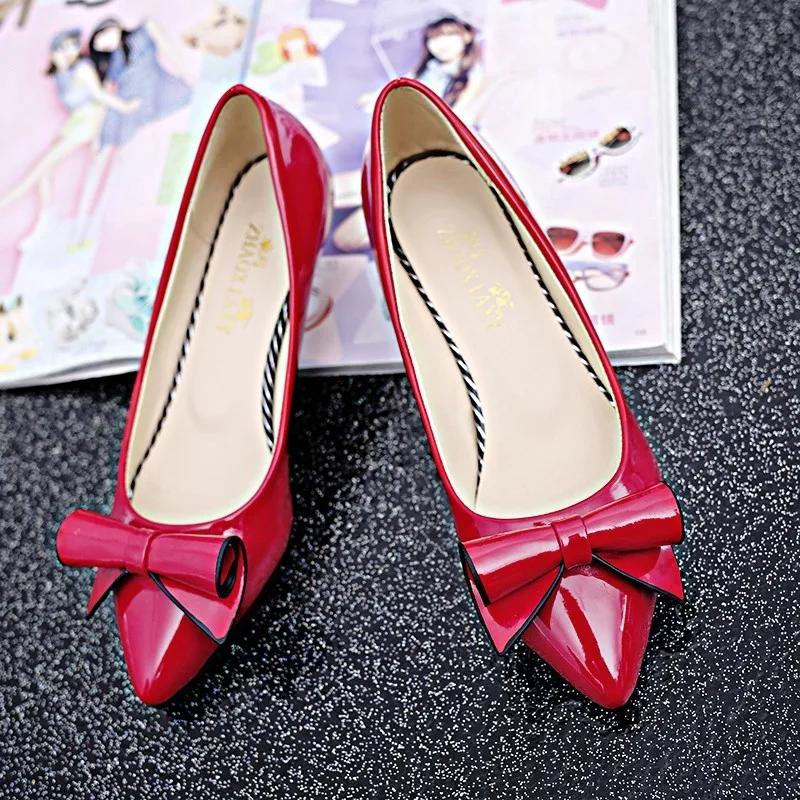 

Женская обувь 2024 года, высококачественные женские туфли на высоком каблуке без застежек, модные туфли с бабочкой для офиса и карьеры, новые туфли с неглубоким носком для женщин 34
