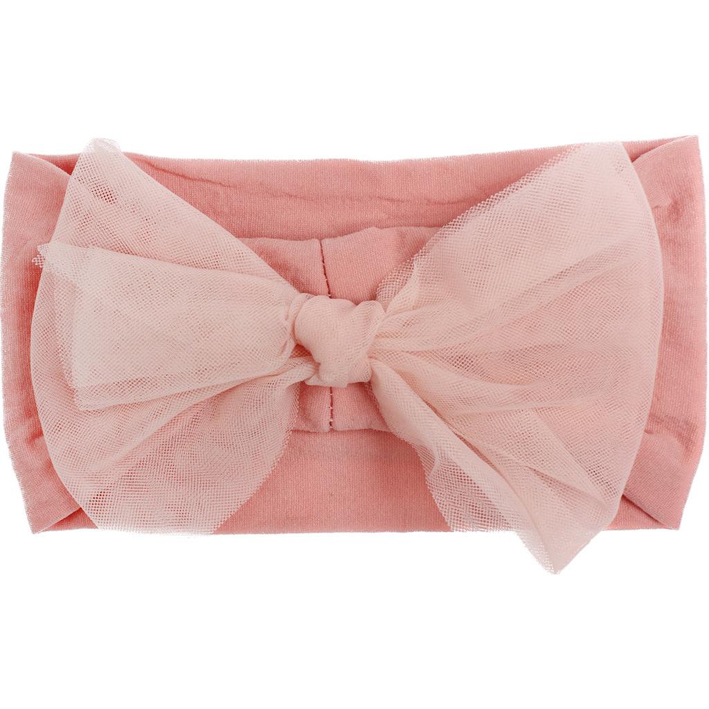 Baby Hair Accessories Headband Baby Newborn Mesh Bow Baby Girl Headband