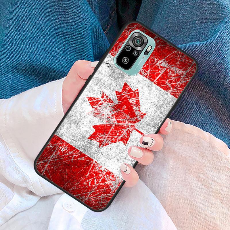 Canada Canadian Flag Case For Xiaomi Redmi Note 11 10 9 8 12 Pro Plus 9S 10S 11S 12S Cover For Redmi 12C 10 9 C