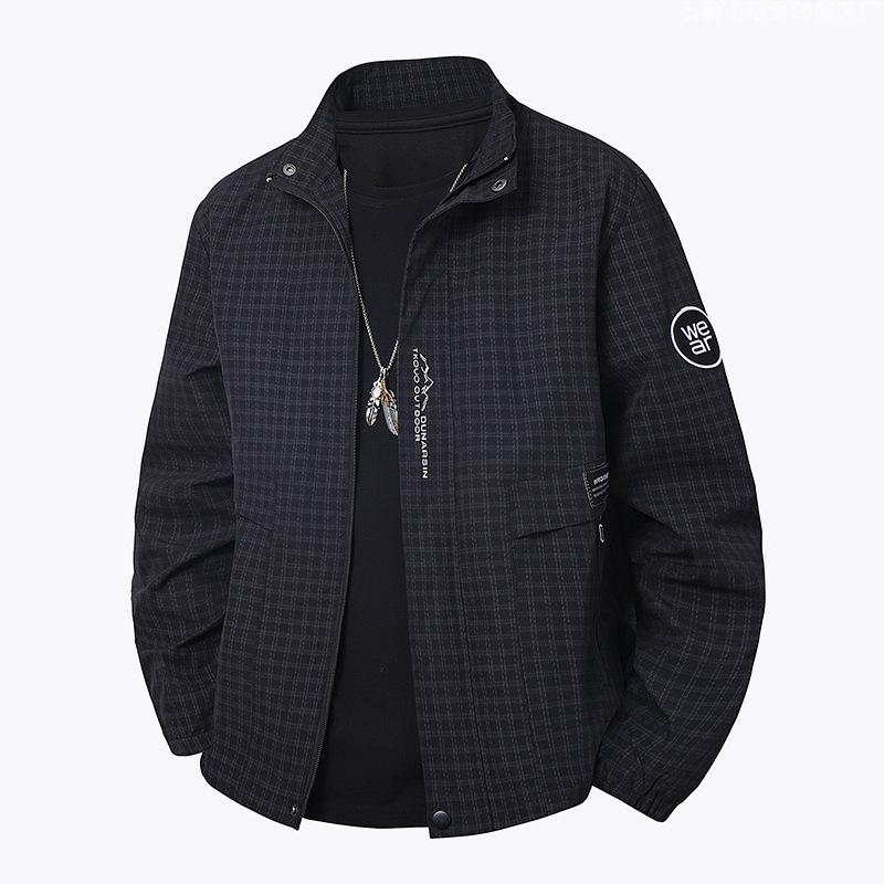 Men's Jacket Spring and Autumn Coat New Korean Version Trendy Autumn Large Size Clothes