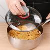 Kitchen Silicone Anti-scalding Pot Cover Hat Cover High-temperature Protection Cover Stew Pot Iron Pot Top Handle Kitchen Tools