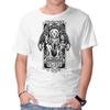 Unisex Crew Neck T-Shirt In His House Cthulhu Waits Dreaming Graphic Short Sleeve Casual Tee